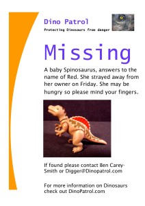 One of our Dinosaurs is missing!